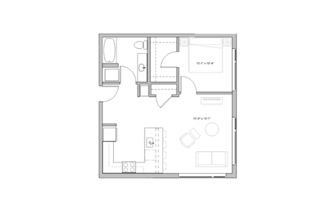 a black and white floor plan of a house